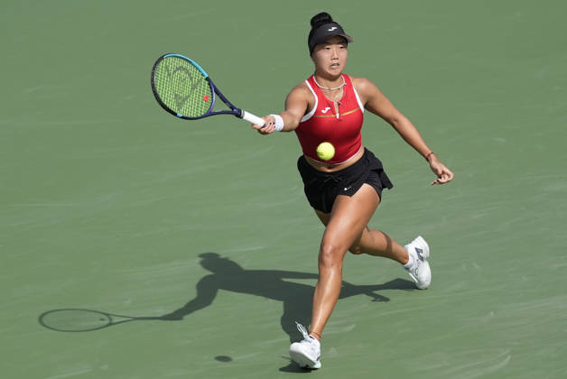 WTA, Tennis Damen Kinoshita Group Japan Open - Day 5 Ann Li of the United States plays during her quarterfinal match against Lilli Tagger of Austria at the 2026 Kinoshita Group Japan Open Women s tennis tournament at Utsubo Tennis Center in Osaka, Japan, on October 23, 2026. Osaka Japan  Copyright: xOwenxHammondx originalFilename:hammond-2026kino261023_npvKn.jpg