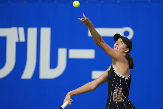 WTA, Tennis Damen Kinoshita Group Japan Open - Day 5 Lilli Tagger of Austria plays during her quarterfinal match against Ann Li of the United States at the 2026 Kinoshita Group Japan Open Women s tennis tournament at Utsubo Tennis Center in Osaka, Japan, on October 23, 2026. Osaka Japan  Copyright: xOwenxHammondx originalFilename:hammond-2026kino261023_npX8w.jpg