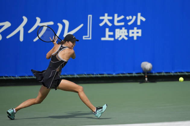 WTA, Tennis Damen Kinoshita Group Japan Open - Day 5 Lilli Tagger of Austria plays during her quarterfinal match against Ann Li of the United States at the 2026 Kinoshita Group Japan Open Women s tennis tournament at Utsubo Tennis Center in Osaka, Japan, on October 23, 2026. Osaka Japan  Copyright: xOwenxHammondx originalFilename:hammond-2026kino261023_npy4k.jpg