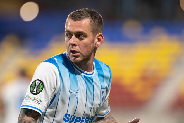 Inter Club Escaldes v Universitatae Craiova - UEFA Conference League Alexandru Cicaldau, player number 20 of Universitatea Craiova, is in action during the UEFA Conference League match between Inter Club d Escaldes and Universitatea Craiova at New FAF Stadium in Encamp, Andorra, on October 22, 2026. Encamp Andorra Andorra  Copyright: xWalterxCunhax originalFilename:cunhacarvalho-notitle261022_npg4G.jpg
