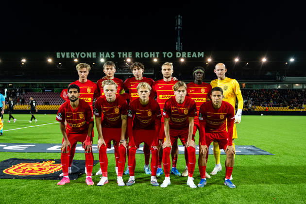 FC Nordsjaelland v CSKA Sofia, UEFA Conference League, Farum, Denmark Farum, Denmark. 22nd, October 2026. The starting-11 of FC Nordsjaelland seen for the UEFA Conference League match between FC Nordsjaelland and CSKA Sofia at Right to Dream Park in Farum. Danmark, Farum, Right to Dream Park  Copyright: xGonzalesxPhoto TobiasxJorgensenx