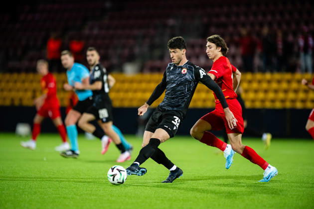 FC Nordsjaelland v CSKA Sofia, UEFA Conference League, Farum, Denmark Farum, Denmark. 22nd, October 2026. Facundo Rodriguez (32) of CSKA Sofia seen during the UEFA Conference League match between FC Nordsjaelland and CSKA Sofia at Right to Dream Park in Farum. Danmark, Farum, Right to Dream Park  Copyright: xGonzalesxPhoto TobiasxJorgensenx