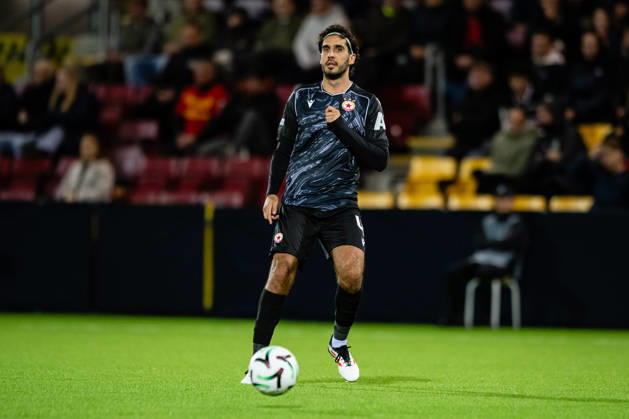 FC Nordsjaelland v CSKA Sofia, UEFA Conference League, Farum, Denmark Farum, Denmark. 22nd, October 2026. Dinis Almeida (4) of CSKA Sofia seen during the UEFA Conference League match between FC Nordsjaelland and CSKA Sofia at Right to Dream Park in Farum. Danmark, Farum, Right to Dream Park  Copyright: xGonzalesxPhoto TobiasxJorgensenx