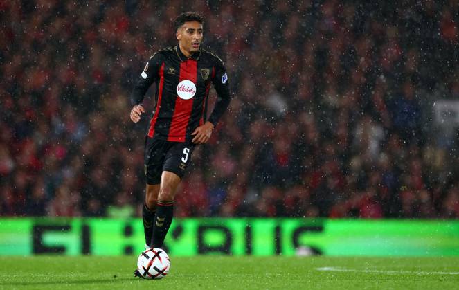 James Hill of AFC Bournemouth. AFC Bournemouth v AC Milan, UEFA Europa League, Football, Vitality Stadium, Bournemouth, UK - 22 Oct 2026Bournemouth Vitality Stadium United Kingdom  Copyright: xJamesxMarsh Shutterstockx 17230046df