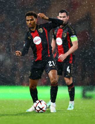 Amine Adli of AFC Bournemouth. AFC Bournemouth v AC Milan, UEFA Europa League, Football, Vitality Stadium, Bournemouth, UK - 22 Oct 2026Bournemouth Vitality Stadium United Kingdom  Copyright: xJamesxMarsh Shutterstockx 17230046db