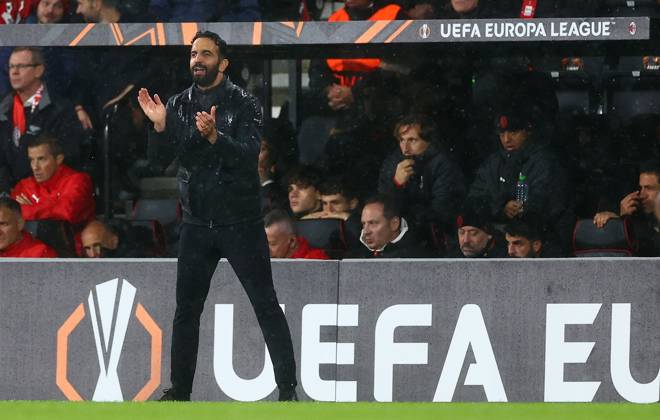 AC Milan Manager Ruben Amorim. AFC Bournemouth v AC Milan, UEFA Europa League, Football, Vitality Stadium, Bournemouth, UK - 22 Oct 2026Bournemouth Vitality Stadium United Kingdom  Copyright: xJamesxMarsh Shutterstockx 17230046cw