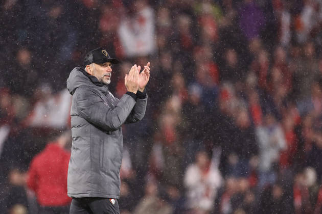 Bournemouth v AC Milan 22 October 2026, Bournemouth - UEFA Europa League - Bournemouth v AC Milan - Bournemouth manager Marco Rose - Photo: Jacques Feeney Offside. Bournemouth UK Copyright: xJacquesxFeeneyx xOffsidexOffside