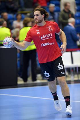 Johannes Golla (MT Melsungen 14) beim Aufwaermen , GER, MT Melsungen - Orlen Wisla Plocks (POL), Handball, Champions League Maenner, Group Matches, Saison 2026 2027, 22.10.2026, GER, MT Melsungen - Orlen Wisla Plock, CL Maenner, Group Match, Saison 2026 2027, 22.10.2026 Kassel Copyright: xEibner-Pressefotox xRolandxSippelx EP_RSL