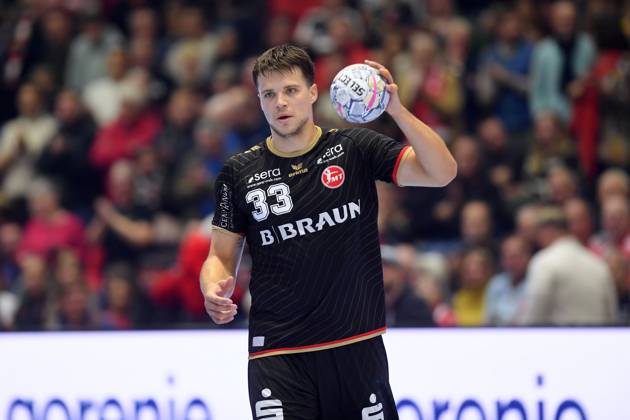 Aaron Mensing (MT Melsungen 33) , GER, MT Melsungen - Orlen Wisla Plocks (POL), Handball, Champions League Maenner, Group Matches, Saison 2026 2027, 22.10.2026, GER, MT Melsungen - Orlen Wisla Plock, CL Maenner, Group Match, Saison 2026 2027, 22.10.2026 Kassel Copyright: xEibner-Pressefotox xRolandxSippelx EP_RSL