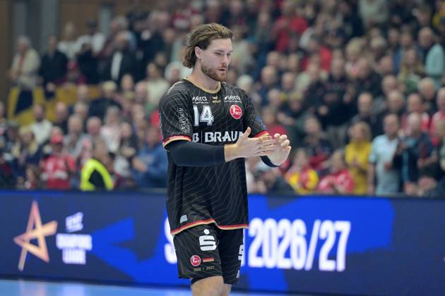 Johannes Golla (MT Melsungen 14) , GER, MT Melsungen - Orlen Wisla Plocks (POL), Handball, Champions League Maenner, Group Matches, Saison 2026 2027, 22.10.2026, GER, MT Melsungen - Orlen Wisla Plock, CL Maenner, Group Match, Saison 2026 2027, 22.10.2026 Kassel Copyright: xEibner-Pressefotox xRolandxSippelx EP_RSL
