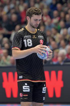 Florian Drosten (MT Melsungen 18) , GER, MT Melsungen - Orlen Wisla Plocks (POL), Handball, Champions League Maenner, Group Matches, Saison 2026 2027, 22.10.2026, GER, MT Melsungen - Orlen Wisla Plock, CL Maenner, Group Match, Saison 2026 2027, 22.10.2026 Kassel Copyright: xEibner-Pressefotox xRolandxSippelx EP_RSL