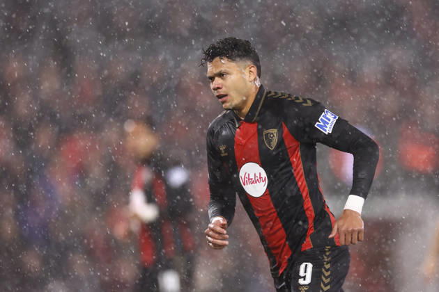 Bournemouth v AC Milan 22 October 2026, Bournemouth - UEFA Europa League - Bournemouth v AC Milan - Evanilson of Bournemouth - Photo: Jacques Feeney Offside. Bournemouth UK Copyright: xJacquesxFeeneyx xOffsidexOffside