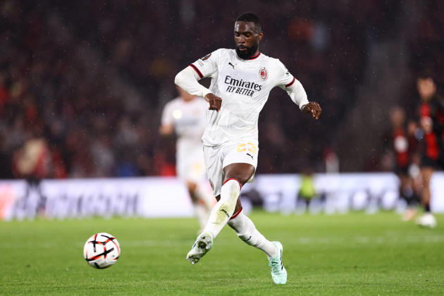 Bournemouth v AC Milan 22 October 2026, Bournemouth - UEFA Europa League - Bournemouth v AC Milan - Fikayo Tomori of AC Milan - Photo: Jacques Feeney Offside. Bournemouth UK Copyright: xJacquesxFeeneyx xOffsidexOffside