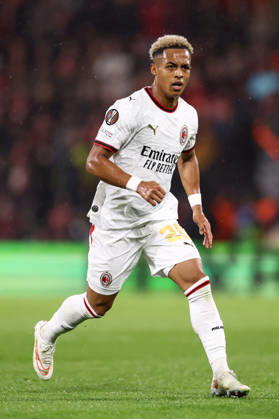 Bournemouth v AC Milan 22 October 2026, Bournemouth - UEFA Europa League - Bournemouth v AC Milan - Omari Hutchinson of AC Milan - Photo: Jacques Feeney Offside. Bournemouth UK Copyright: xJacquesxFeeneyx xOffsidexOffside