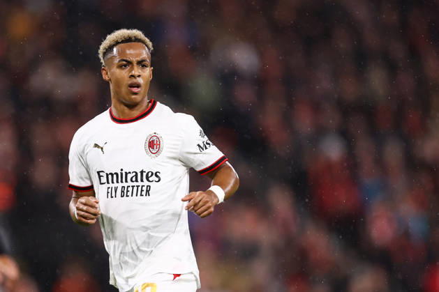 Bournemouth v AC Milan 22 October 2026, Bournemouth - UEFA Europa League - Bournemouth v AC Milan - Omari Hutchinson of AC Milan - Photo: Jacques Feeney Offside. Bournemouth UK Copyright: xJacquesxFeeneyx xOffsidexOffside