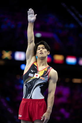 Rotterdam The Netherlands 22nd October 2026 World Championships artistic gymnastics. Men™s all round final Floor Daiki Hashimoto (JPN) turnen