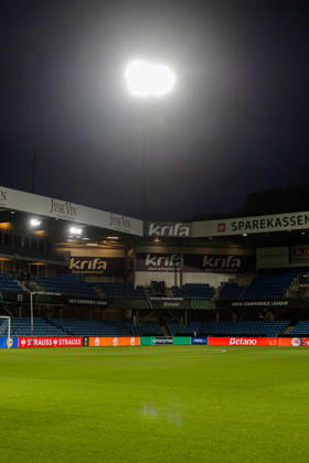 Aarhus GF v Egnatia, UEFA Conference League, Randers, Denmark Randers, Denmark. 22nd, October 2026. Randers Stadion, also known as Cepheus Park Randers, is ready for the UEFA Conference League match between Aarhus GF and Egnatia in Randers. Denmark, Randers, Cepheus Park Randers Copyright: xGonzalesxPhoto RasmusxJensenx