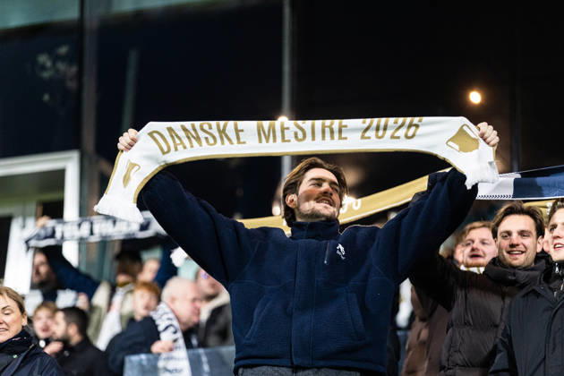 Aarhus GF v Egnatia, UEFA Conference League, Randers, Denmark Randers, Denmark. 22nd, October 2026. Football fans of Aarhus GF seen on the stands at the UEFA Conference League match between Aarhus GF and Egnatia at Randers Stadion in Randers. Denmark, Randers, Cepheus Park Randers  Copyright: xGonzalesxPhoto RasmusxJensenx