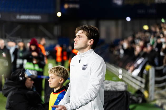 Aarhus GF v Egnatia, UEFA Conference League, Randers, Denmark Randers, Denmark. 22nd, October 2026. Callum McCowatt of Aarhus GF enters the pitch for the UEFA Conference League match between Aarhus GF and Egnatia at Randers Stadion in Randers. Denmark, Randers, Cepheus Park Randers  Copyright: xGonzalesxPhoto RasmusxJensenx