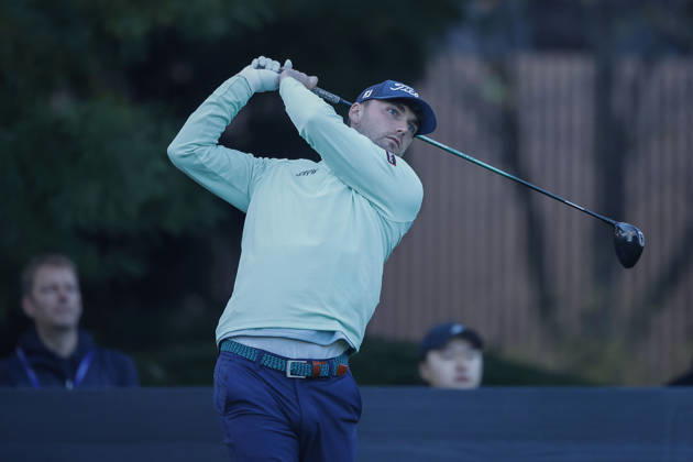 October 23, 2026, Cheonan, Chungnam, SOUTH KOREA: Oct 23, 2026-Cheonan, South Korea-Cameron ADAM of Scotland Driver Shot on 1th Tee during a DP World Tour Genesis Championship at Woo Jeong Hills CC in Cheonan, South Korea. DP World Tour Genesis Championship Round2  - ZUMAr168 20261023_aap_r168_007 Copyright: xRyuxSeung-Ilx