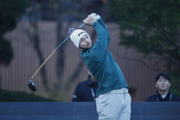 October 23, 2026, Cheonan, Chungnam, SOUTH KOREA: Oct 23, 2026-Cheonan, South Korea-Rocco REPETTO TAYLOR of Spain Driver Shot on 1th Tee during a DP World Tour Genesis Championship at Woo Jeong Hills CC in Cheonan, South Korea. DP World Tour Genesis Championship Round2  - ZUMAr168 20261023_aap_r168_026 Copyright: xRyuxSeung-Ilx
