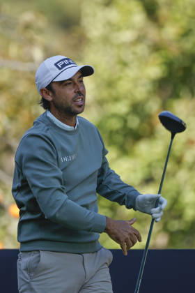 October 23, 2026, Cheonan, Chungnam, SOUTH KOREA: Oct 23, 2026-Cheonan, South Korea-Sebastian GARCIA of Spain Driver Shot on 8th Tee during a DP World Tour Genesis Championship at Woo Jeong Hills CC in Cheonan, South Korea. DP World Tour Genesis Championship Round2  - ZUMAr168 20261023_aap_r168_015 Copyright: xRyuxSeung-Ilx