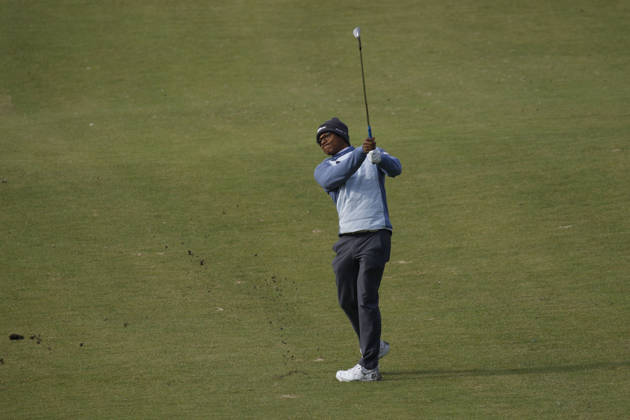 October 23, 2026, Cheonan, Chungnam, SOUTH KOREA: Oct 23, 2026-Cheonan, South Korea-Robin WILLIAMS of South Africa Second Shot on 6th Green during a DP World Tour Genesis Championship at Woo Jeong Hills CC in Cheonan, South Korea. Cheonan SOUTH KOREA - ZUMAr168 20261023_aap_r168_052 Copyright: xRyuxSeung-Ilx