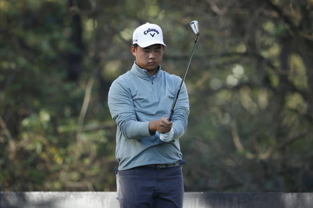 October 23, 2026, Cheonan, Chungnam, SOUTH KOREA: Oct 23, 2026-Cheonan, South Korea-Yanhan ZHOU of China Driver Shot on 4th Tee during a DP World Tour Genesis Championship at Woo Jeong Hills CC in Cheonan, South Korea. DP World Tour Genesis Championship Round2  - ZUMAr168 20261023_aap_r168_042 Copyright: xRyuxSeung-Ilx