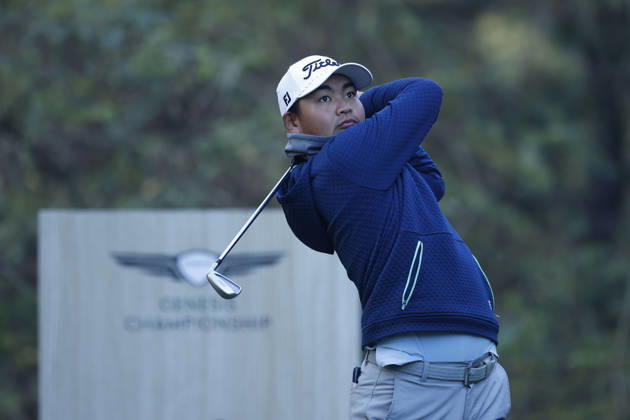 October 23, 2026, Cheonan, Chungnam, SOUTH KOREA: Oct 23, 2026-Cheonan, South Korea-Kazuma KOBORI of New Zealand Driver Shot on 4th Tee during a DP World Tour Genesis Championship at Woo Jeong Hills CC in Cheonan, South Korea. Cheonan SOUTH KOREA - ZUMAr168 20261023_aap_r168_031 Copyright: xRyuxSeung-Ilx