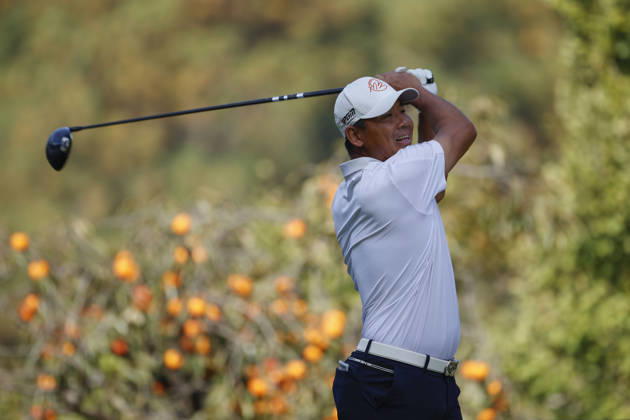 October 23, 2026, Cheonan, Chungnam, SOUTH KOREA: Oct 23, 2026-Cheonan, South Korea-Ashun WU of China Driver Shot on 8th Tee during a DP World Tour Genesis Championship at Woo Jeong Hills CC in Cheonan, South Korea. Cheonan SOUTH KOREA - ZUMAr168 20261023_aap_r168_038 Copyright: xRyuxSeung-Ilx