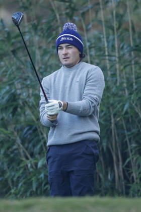 October 23, 2026, Cheonan, Chungnam, SOUTH KOREA: Oct 23, 2026-Cheonan, South Korea-Maximilian STEINLECHNER of Austria Driver shot on 2th Tee during a DP World Tour Genesis Championship at Woo Jeong Hills CC in Cheonan, South Korea. Cheonan SOUTH KOREA - ZUMAr168 20261023_aap_r168_067 Copyright: xRyuxSeung-Ilx