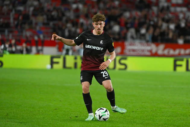 FOOTBALL : AS Monaco VS SC Freiburg - UEFA Conference League - 22 10 2026 Philipp Treu (SC Freiburg) - UEFA Conference League match between AS Monaco and SC Freiburg on October 22, 2026 at the Louis II Stadium in Monaco. MonacoMonaco  Copyright: xWilliamxCannarellax