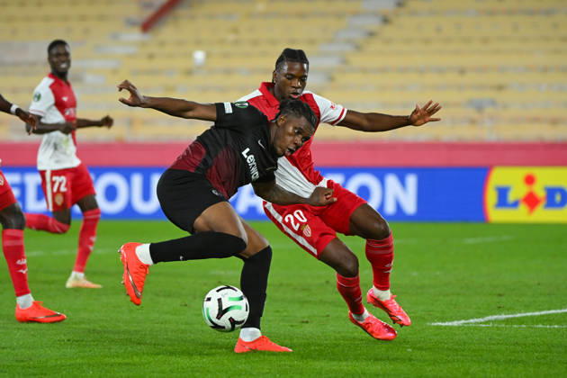 FOOTBALL : AS Monaco VS SC Freiburg - UEFA Conference League - 22 10 2026 Cyriaque Irié (SC Freiburg) - UEFA Conference League match between AS Monaco and SC Freiburg on October 22, 2026 at the Louis II Stadium in Monaco. MonacoMonaco  Copyright: xWilliamxCannarellax