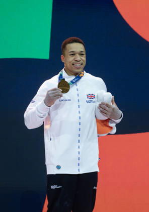 Rotterdam The Netherlands 22nd October 2026 World Championships artistic gymnastics. Men™s all round final Bronze medallist Joe Fraser (GBR) turnen