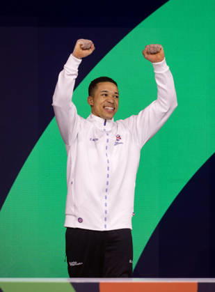 Rotterdam The Netherlands 22nd October 2026 World Championships artistic gymnastics. Men™s all round final Bronze medallist Joe Fraser (GBR) turnen
