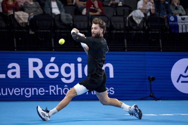 TENNIS : ATP, Tennis Herren 250 - Grand Prix Tennis AURA - Decines (France) 23 10 2026 Corentin MOUTET (FRA) vs Tommy PAUL (USA) during the tournament of the Auvergne Rhône-Alpes Grand Prix at the LDLC Arena in Décines on October 23, 2026. Photo Sandrine Thesillat PsNewZ  Copyright: xSandrinexTHESILLATx