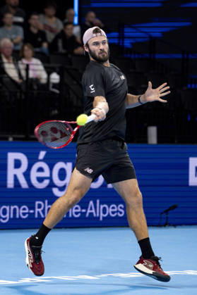 TENNIS : ATP, Tennis Herren 250 - Grand Prix Tennis AURA - Decines (France) 23 10 2026 Corentin MOUTET (FRA) vs Tommy PAUL (USA) during the tournament of the Auvergne Rhône-Alpes Grand Prix at the LDLC Arena in Décines on October 23, 2026. Photo Sandrine Thesillat PsNewZ  Copyright: xSandrinexTHESILLATx