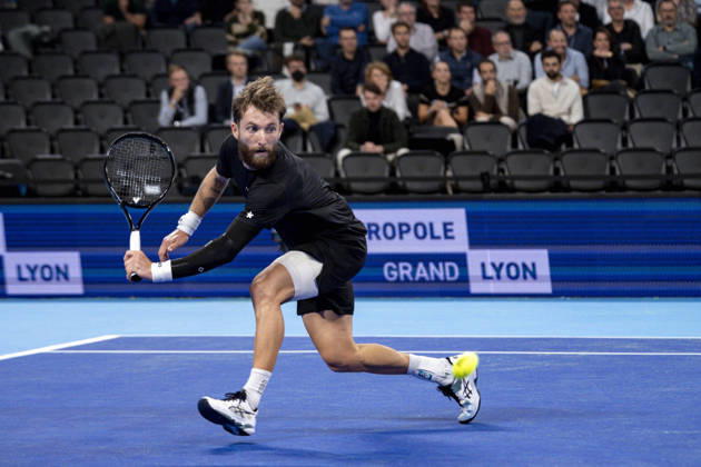 TENNIS : ATP, Tennis Herren 250 - Grand Prix Tennis AURA - Decines (France) 23 10 2026 Corentin MOUTET (FRA) vs Tommy PAUL (USA) during the tournament of the Auvergne Rhône-Alpes Grand Prix at the LDLC Arena in Décines on October 23, 2026. Photo Sandrine Thesillat PsNewZ  Copyright: xSandrinexTHESILLATx