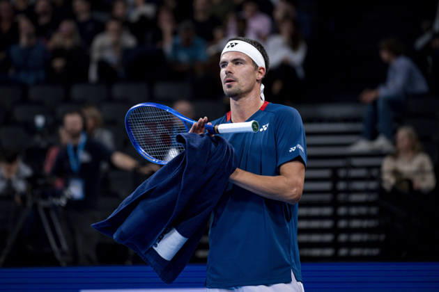 TENNIS : ATP, Tennis Herren 250 - Grand Prix Tennis AURA - Decines (France) 23 10 2026 Daniel ALTMAIER (GER) vs Taylor FRITZ (USA) during the tournament of the Auvergne Rhône-Alpes Grand Prix at the LDLC Arena in Décines on October 23, 2026. Photo Sandrine Thesillat PsNewZ  Copyright: xSandrinexTHESILLATx