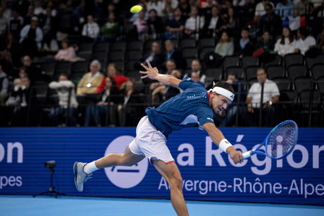 TENNIS : ATP, Tennis Herren 250 - Grand Prix Tennis AURA - Decines (France) 23 10 2026 Daniel ALTMAIER (GER) vs Taylor FRITZ (USA) during the tournament of the Auvergne Rhône-Alpes Grand Prix at the LDLC Arena in Décines on October 23, 2026. Photo Sandrine Thesillat PsNewZ  Copyright: xSandrinexTHESILLATx