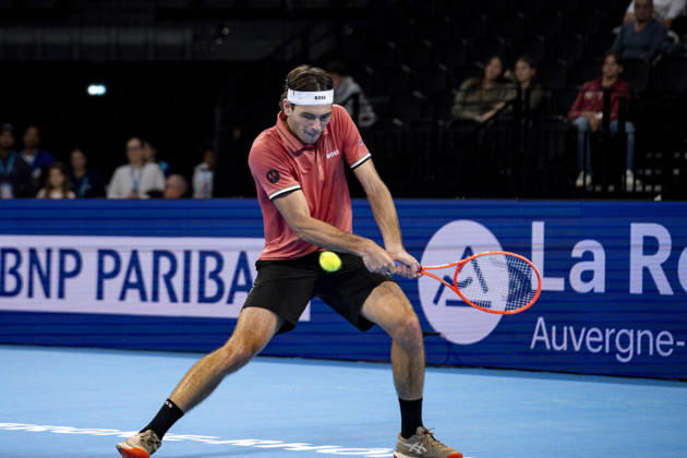 TENNIS : ATP, Tennis Herren 250 - Grand Prix Tennis AURA - Decines (France) 23 10 2026 Daniel ALTMAIER (GER) vs Taylor FRITZ (USA) during the tournament of the Auvergne Rhône-Alpes Grand Prix at the LDLC Arena in Décines on October 23, 2026. Photo Sandrine Thesillat PsNewZ  Copyright: xSandrinexTHESILLATx
