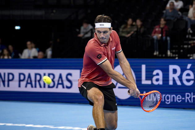 TENNIS : ATP, Tennis Herren 250 - Grand Prix Tennis AURA - Decines (France) 23 10 2026 Daniel ALTMAIER (GER) vs Taylor FRITZ (USA) during the tournament of the Auvergne Rhône-Alpes Grand Prix at the LDLC Arena in Décines on October 23, 2026. Photo Sandrine Thesillat PsNewZ  Copyright: xSandrinexTHESILLATx