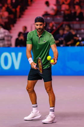 VIENNA, AUSTRIA - 23 OCTOBER 2026: Image shows Grigor Dimitrov (BUL) during Red Bull BassLine at Wiener Stadthalle on 23 10 2026 in Vienna, Austria. Austria Copyright: xFröhlichxPascalx
