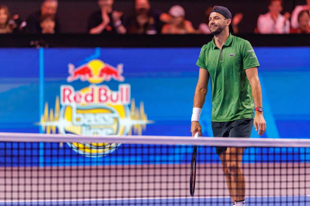 VIENNA, AUSTRIA - 23 OCTOBER 2026: Image shows Grigor Dimitrov (BUL) during Red Bull BassLine at Wiener Stadthalle on 23 10 2026 in Vienna, Austria. Austria Copyright: xFröhlichxPascalx