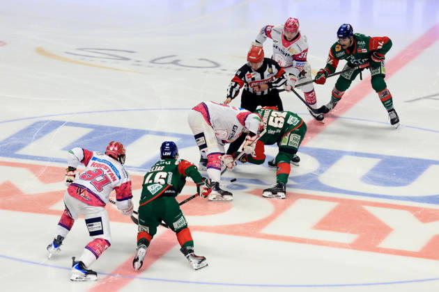 23.10.2026, DEU, GER, Eishockey, 11.Spieltag, Saison 2026 27, Berlin, Eisbaeren Berlin vs. Augsburger Panther Anstoss nordphoto GmbH Engler Berlin Uber-Arena Berlin Deutschland Copyright: xNordphotox xEnglerx