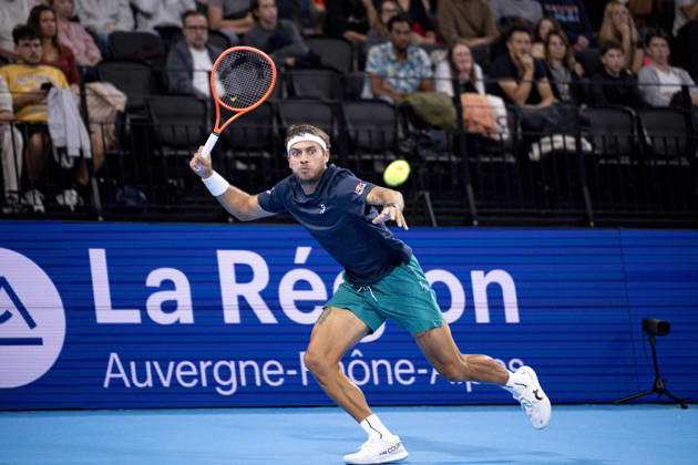TENNIS : ATP, Tennis Herren 250 - Grand Prix Tennis AURA - Decines (France) 23 10 2026 Flavio COBOLLI (ITA)vs Brandon NAKASHIMA (USA) during the tournament of the Auvergne Rhône-Alpes Grand Prix at the LDLC Arena in Décines on October 23, 2026. Photo Sandrine Thesillat PsNewZ  Copyright: xSandrinexTHESILLATx