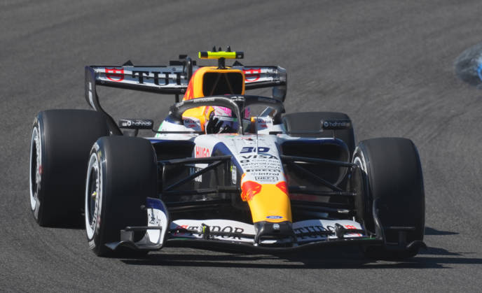 23.10.2026, Circuit of The Americas, Austin, FORMULA 1 MSC CRUISES UNITED STATES GRAND PRIX 2026 , Liam Lawson (NZL), Visa Cash App Racing Bulls Formula One Team (Photo by Hasan Bratic DeFodi Images) -
