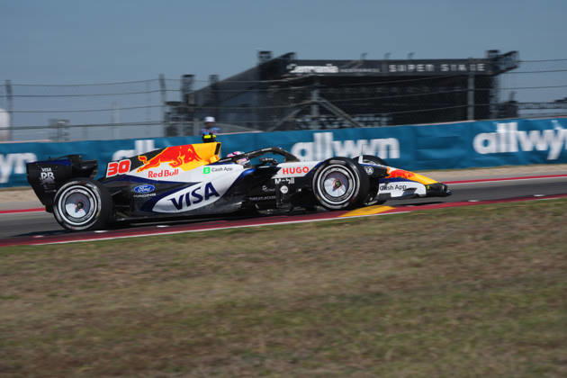 23.10.2026, Circuit of The Americas, Austin, FORMULA 1 MSC CRUISES UNITED STATES GRAND PRIX 2026 , Liam Lawson (NZL), Visa Cash App Racing Bulls Formula One Team (Photo by Hasan Bratic DeFodi Images) -