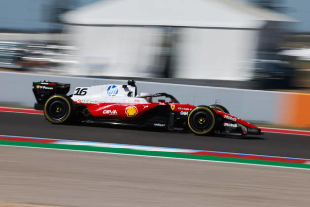 F1 Grand Prix Of USA - FP1 Charles Leclerc drives during the first free practice session ahead of the Formula 1 MSC Cruises United States Grand Prix at Circuit of the Americas in Austin, Texas, United States, on October 23, 2026. Austin, Texas United States  Copyright: xReginaldxMathalonex originalFilename:mathalone-notitle261023_npjDf.jpg