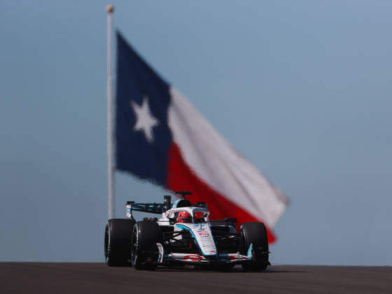 F1 Grand Prix Of USA - FP1 Esteban Ocon stands in front of the Texas flag during the first of three practice sessions, FP1, ahead of the Formula 1 MSC Cruises United States Grand Prix at Circuit of the Americas in Austin, Texas, United States, on October 23, 2026. Austin, Texas Texas United States  Copyright: xReginaldxMathalonex originalFilename:mathalone-notitle261023_npn9I.jpg